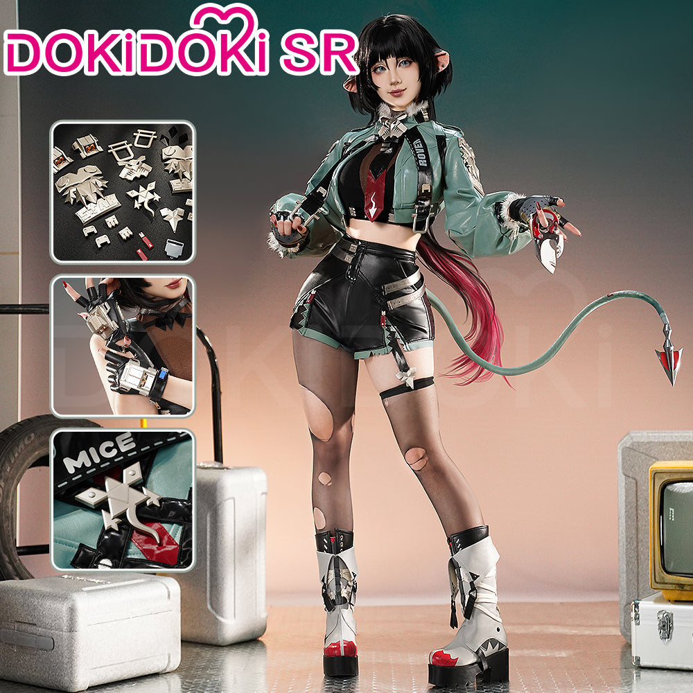 【US/EU LOCAL SHIPPING】【Size S-2XL】Dokidoki-SR Game Zenless Zone Zero Cosplay Jane Doe Costume ZZZ
