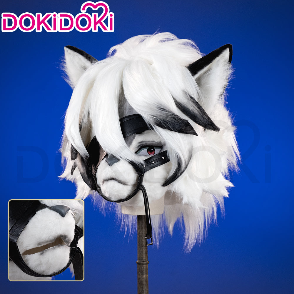 【Handmade Ver.】Dokidoki Game Zenless Zone Zero Cosplay Von Lycaon Headwear Frusuit Short