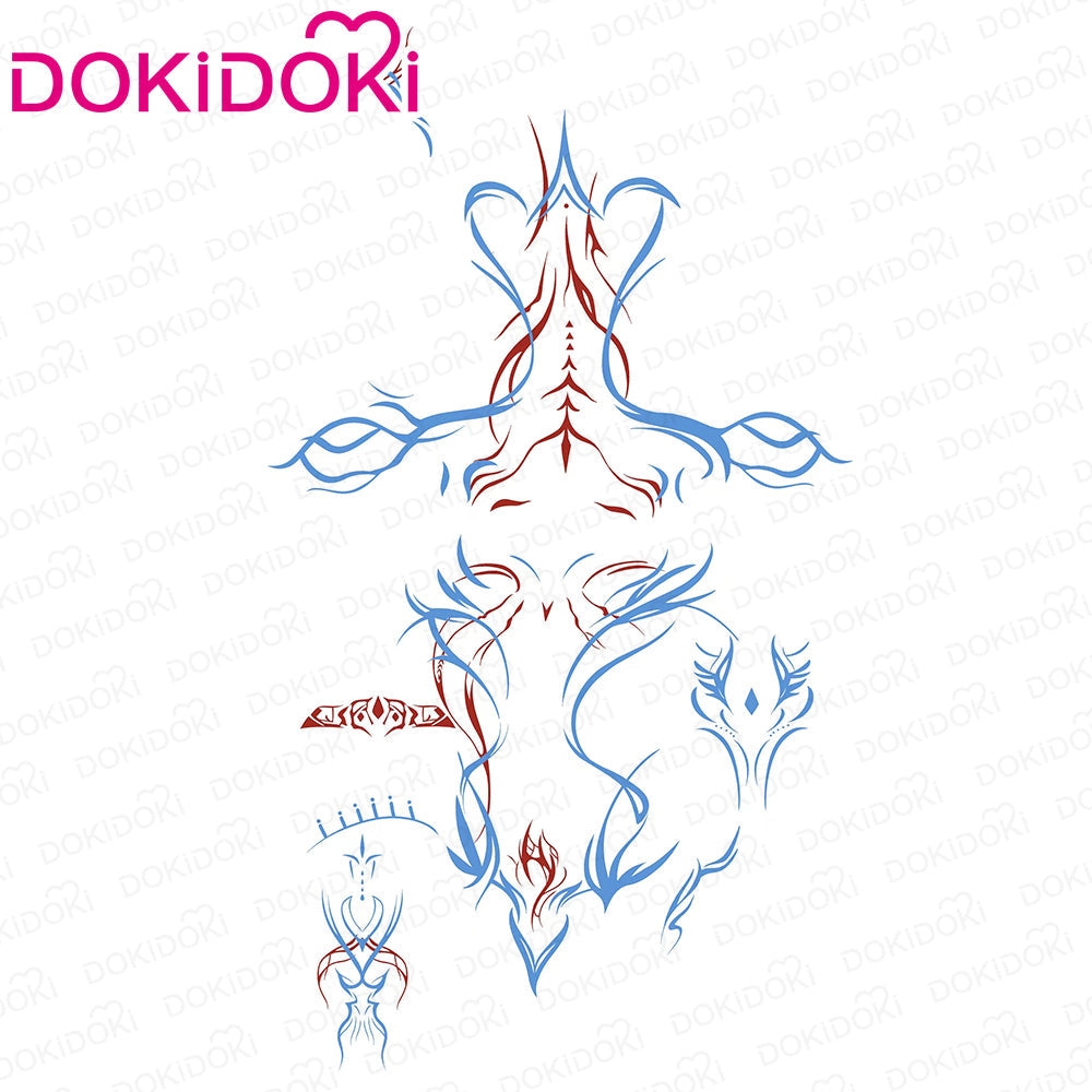 【Partially Ready For Ship】【Size S-2XL】DokiDoki-R Game Love and Deepspace Cosplay Forgotten Sea Rafayel Costume / Tattoo God of the Tides
