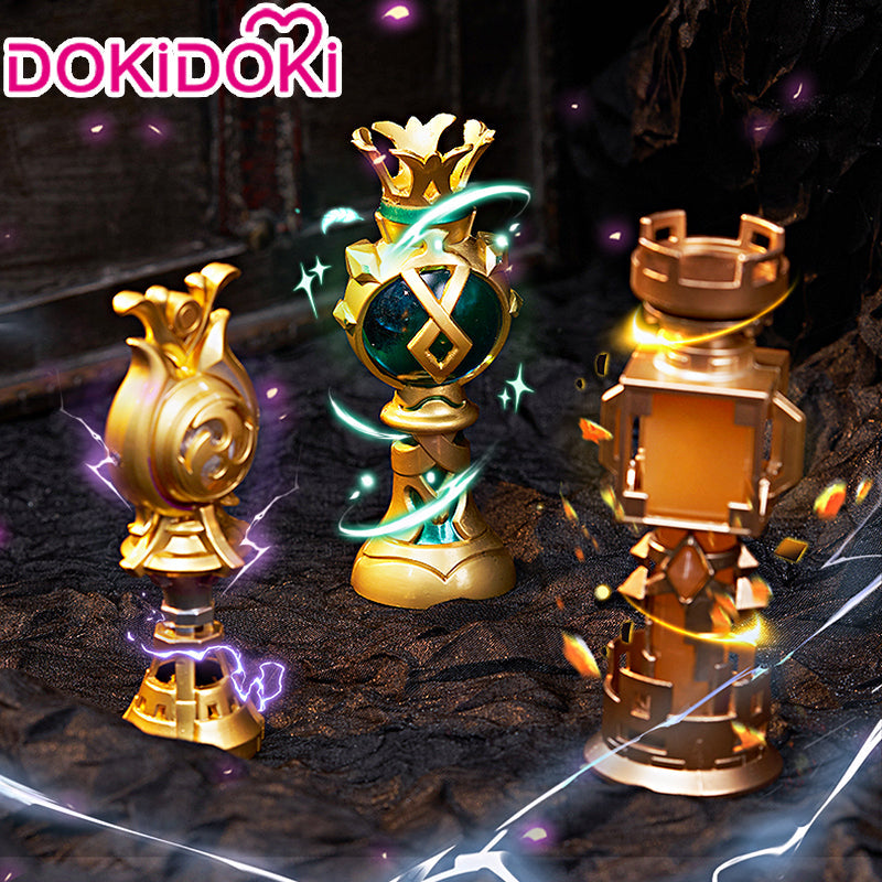 【In Stock】DokiDoki Game Genshin Impact Cosplay Venti / Raiden Shogun Baal/Zhongli Gnosis Accessory