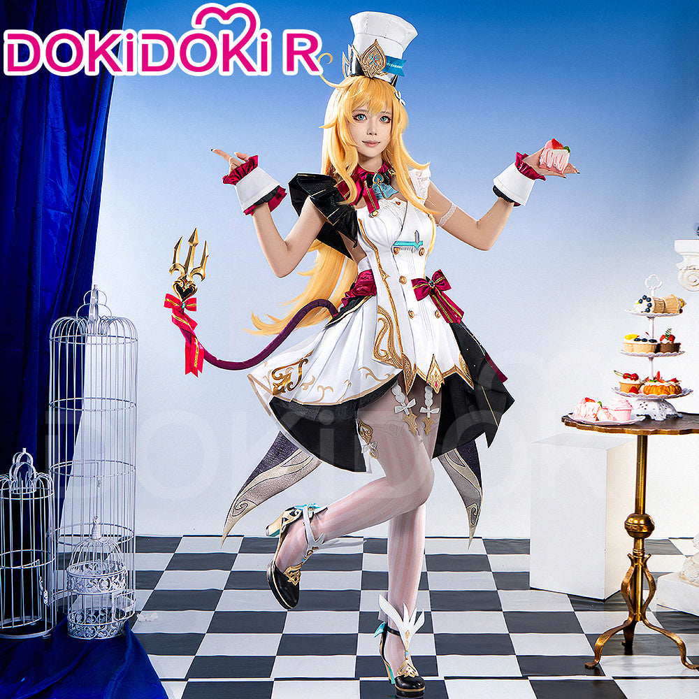 【Ready For Ship】【Last Batch】【Size XS-3XL】DokiDoki-R Game Genshin Impact Cosplay Escoffier Costume Fontaine