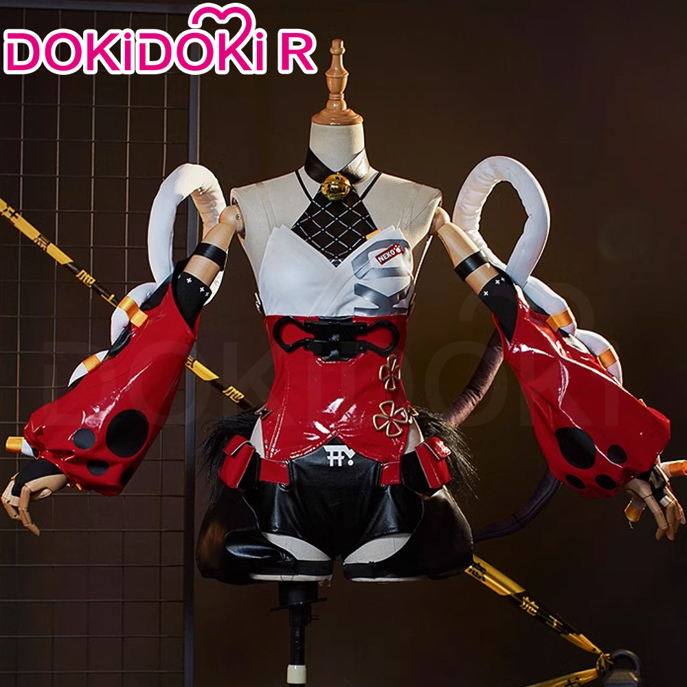 【Size XS-2XL】Dokidoki-R Game Zenless Zone Zero Cosplay Nekomiya Mana Costume Nekomata