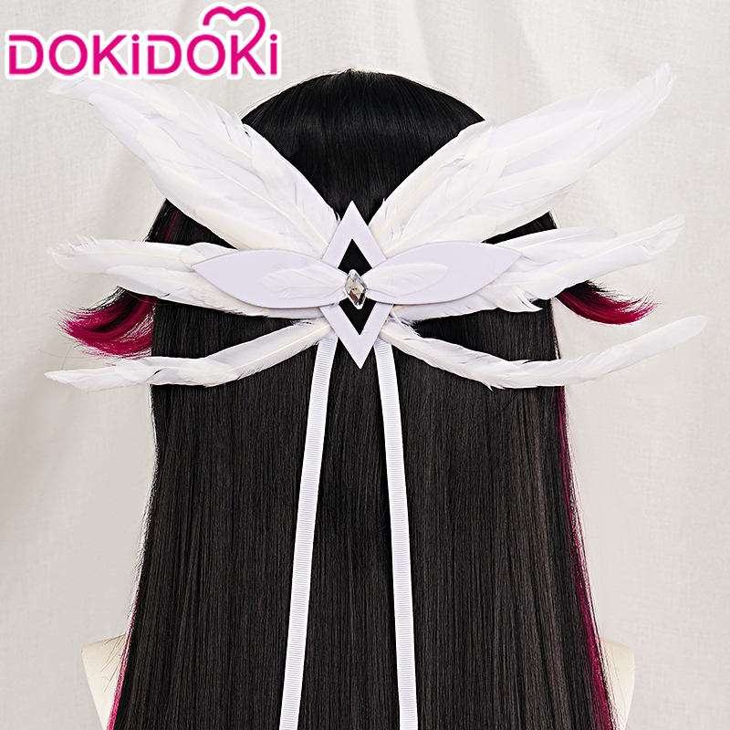 【Partially Ready For Ship】【120CM / 110CM】DokiDoki Game Genshin Impact Fatui Harbinger Cosplay Wig Cosplay Columbina Wig Long Straight