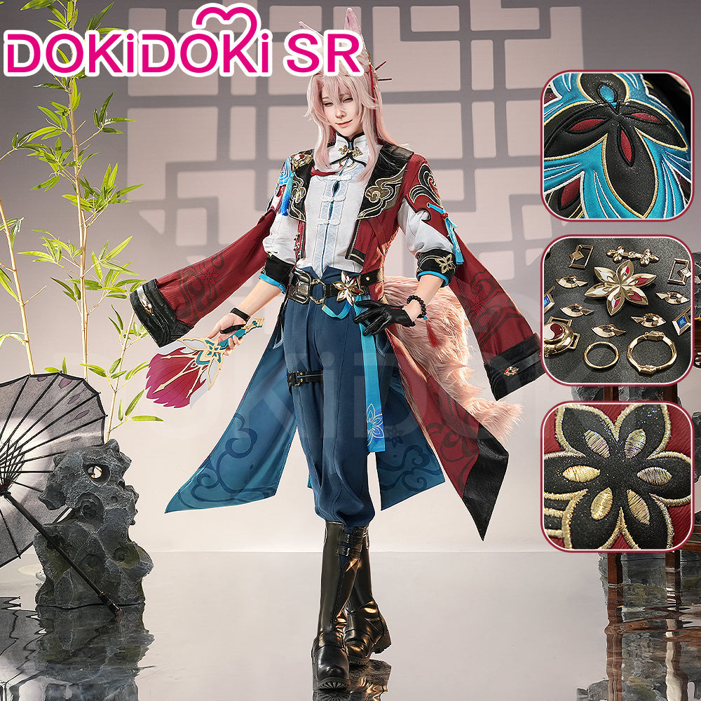 【US LOCAL SHIPPING 】DokiDoki-SR Game Honkai: Star Rail Cosplay Jiaoqiu Costume Jiao Qiu