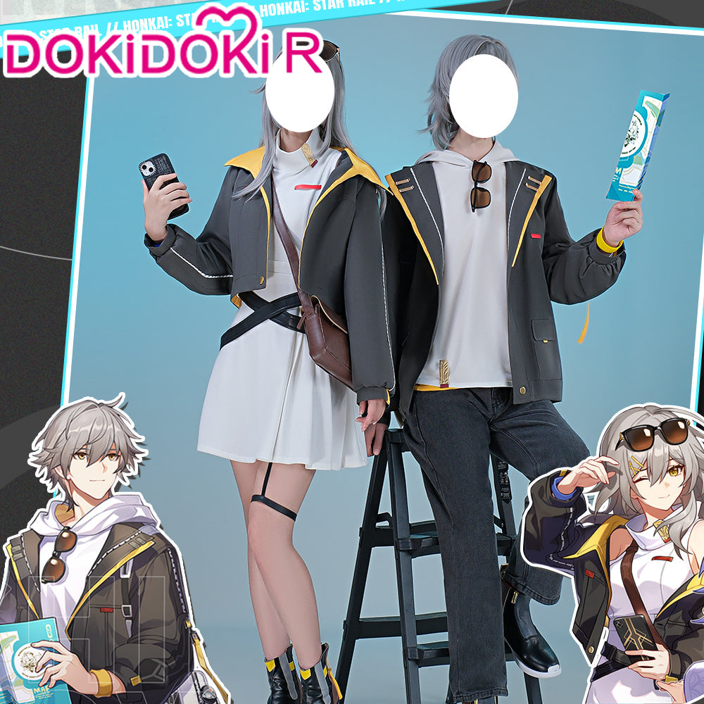 【Ready For Ship】【Last Batch】DokiDoki-R Game Honkai: Star Rail Cosplay Trailblazer Stelle / Caelus Costume World Travel Doujin Casual Wear