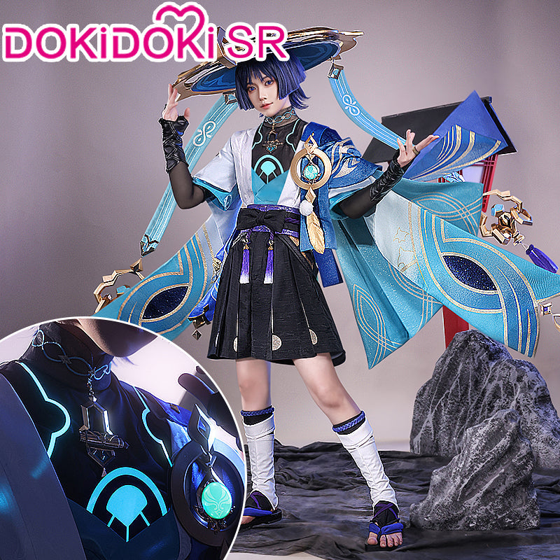 【 Ready For Ship】【Size S-3XL】【Bust Lighting】DokiDoki-SR Game Genshin Impact Cosplay Wanderer Costume Scaramouche Halloween