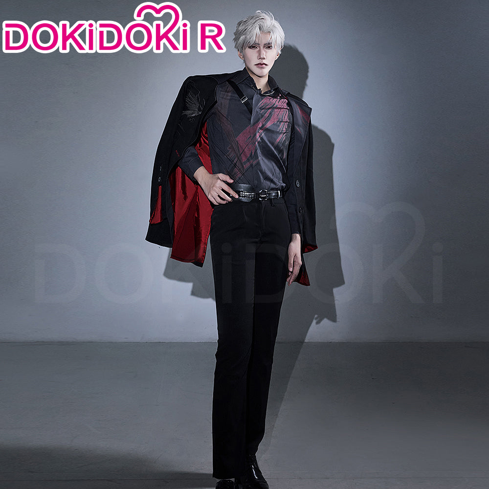 【Partially Ready For Ship】【Size S-2XL】DokiDoki-R Game Love and Deepspace Cosplay Sylus Costume Crimson Veil