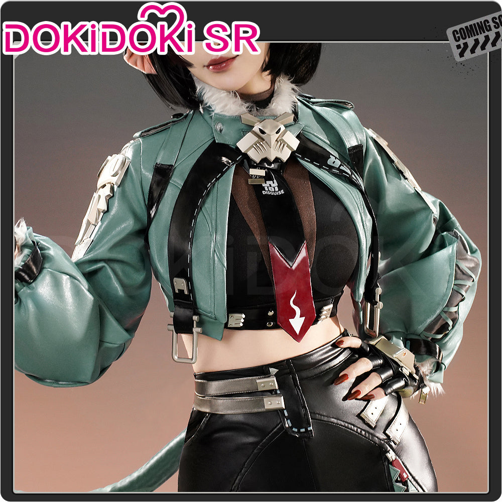 【US/EU LOCAL SHIPPING】【Size S-2XL】Dokidoki-SR Game Zenless Zone Zero Cosplay Jane Doe Costume ZZZ