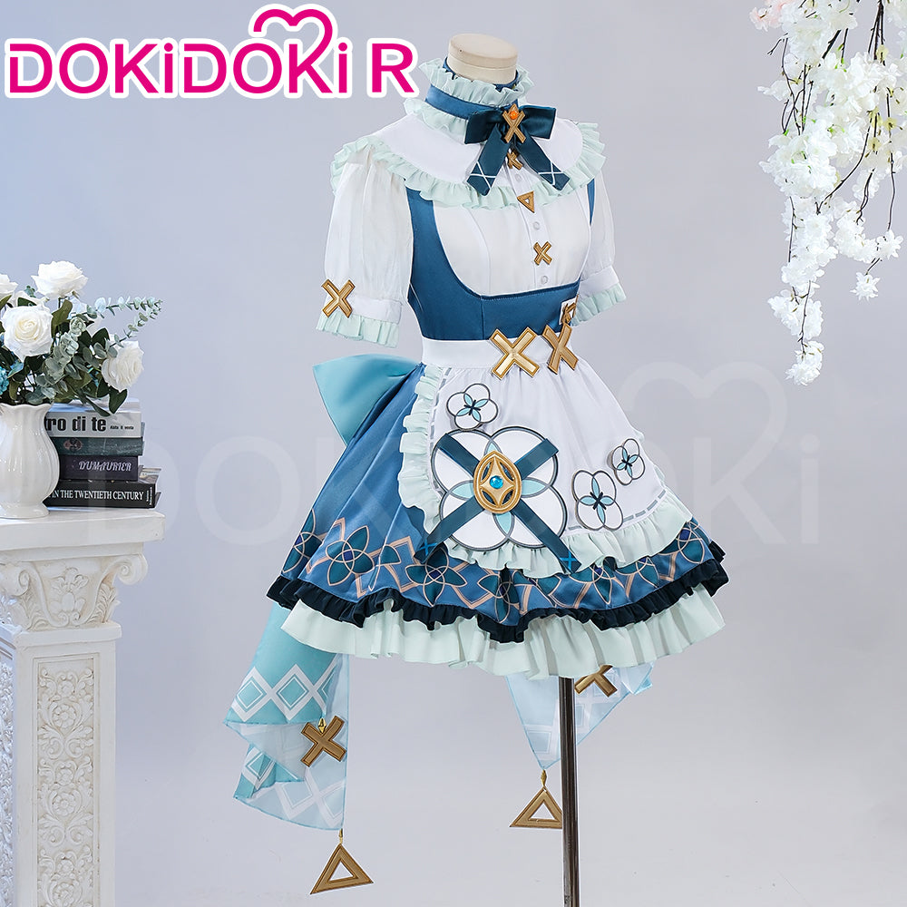 【Partially Ready for ship】【Size XS-XL】DokiDoki-R Game Genshin Impact × Cafe in Seoul Cosplay Faruzan Costume Maid