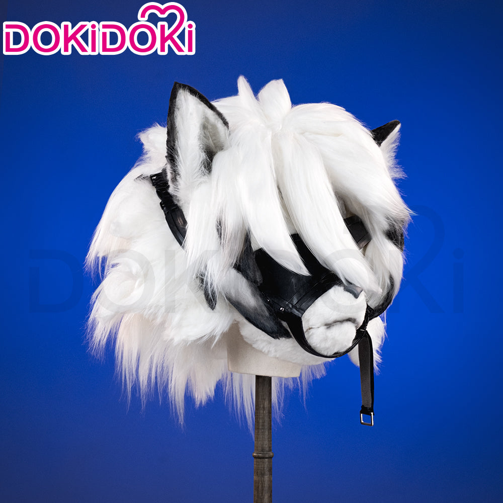 【Handmade Ver.】Dokidoki Game Zenless Zone Zero Cosplay Von Lycaon Headwear Frusuit Short