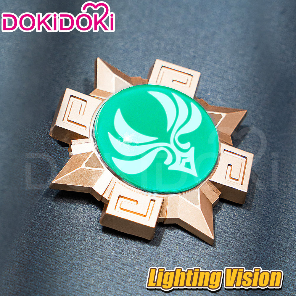 【 Ready For Ship】【Lighting Vision】DokiDoki Game Genshin Impact Cosplay Metal Props LED Metal Accessories Vision Prop Natlan
