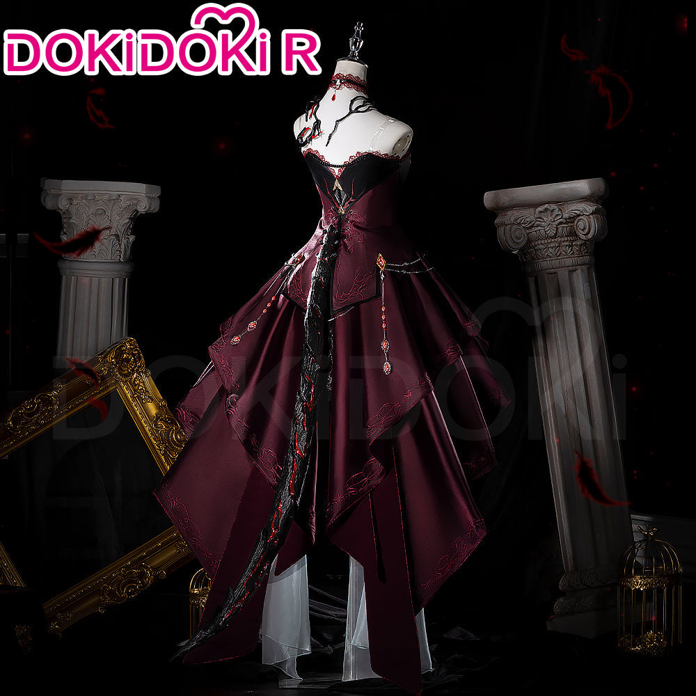 【Partially Ready For Ship】【Size S-2XL】DokiDoki-R Game Love And Deepspace Cosplay Main Character  Protagonist Where Drakeshadows Fall Costume Sylus MC Scarlet Passion