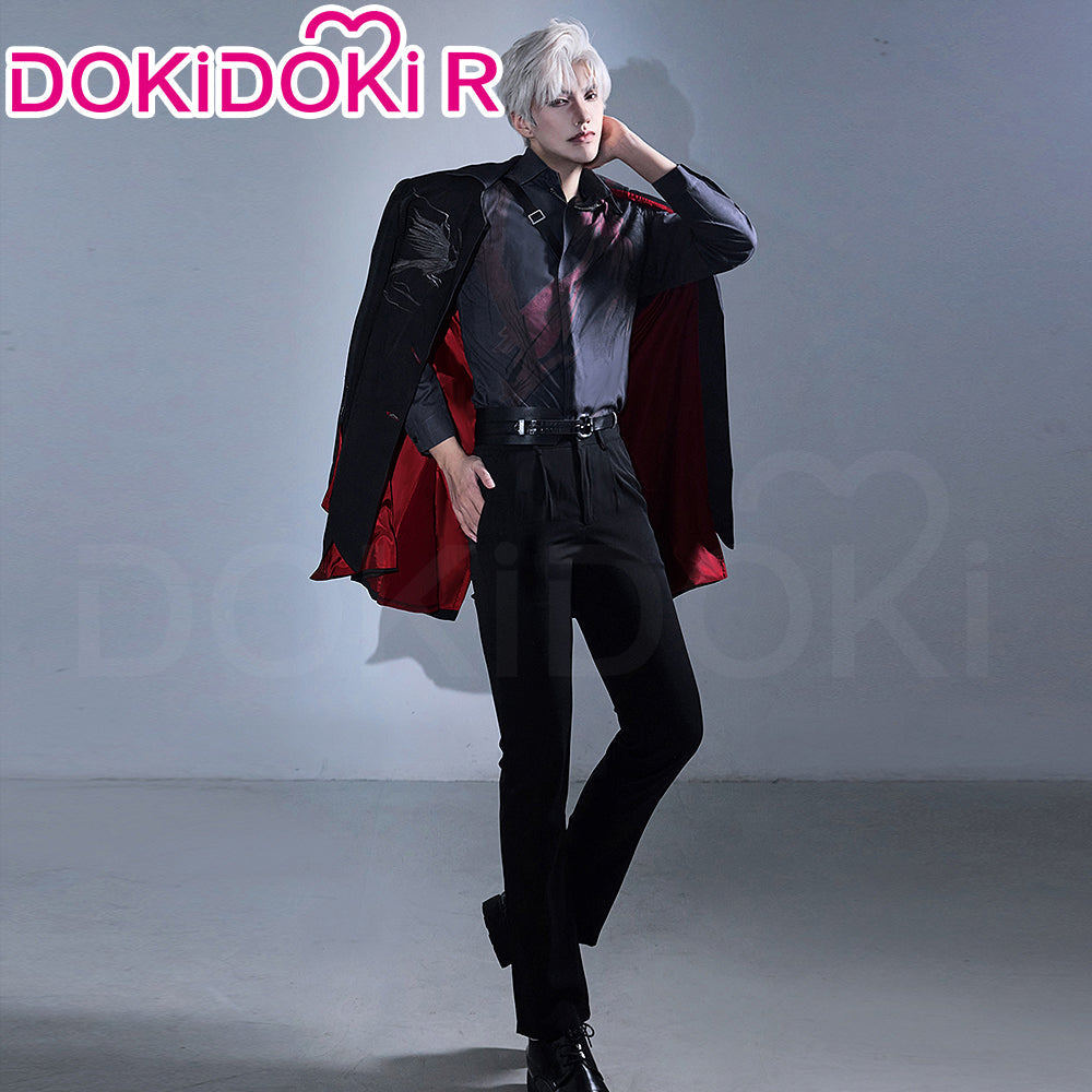 【Partially Ready For Ship】【Size S-2XL】DokiDoki-R Game Love and Deepspace Cosplay Sylus Costume Crimson Veil