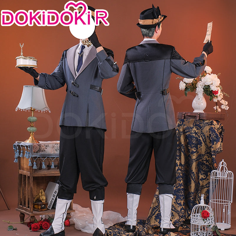 【Ready For Ship】【Clearance Sale】【Size S-4XL】【LAST BATCH】DokiDoki-R Game Genshin Impact Cosplay Spina di Rosula Butler Melus / Attendant Silver Costume Navia Fontaine