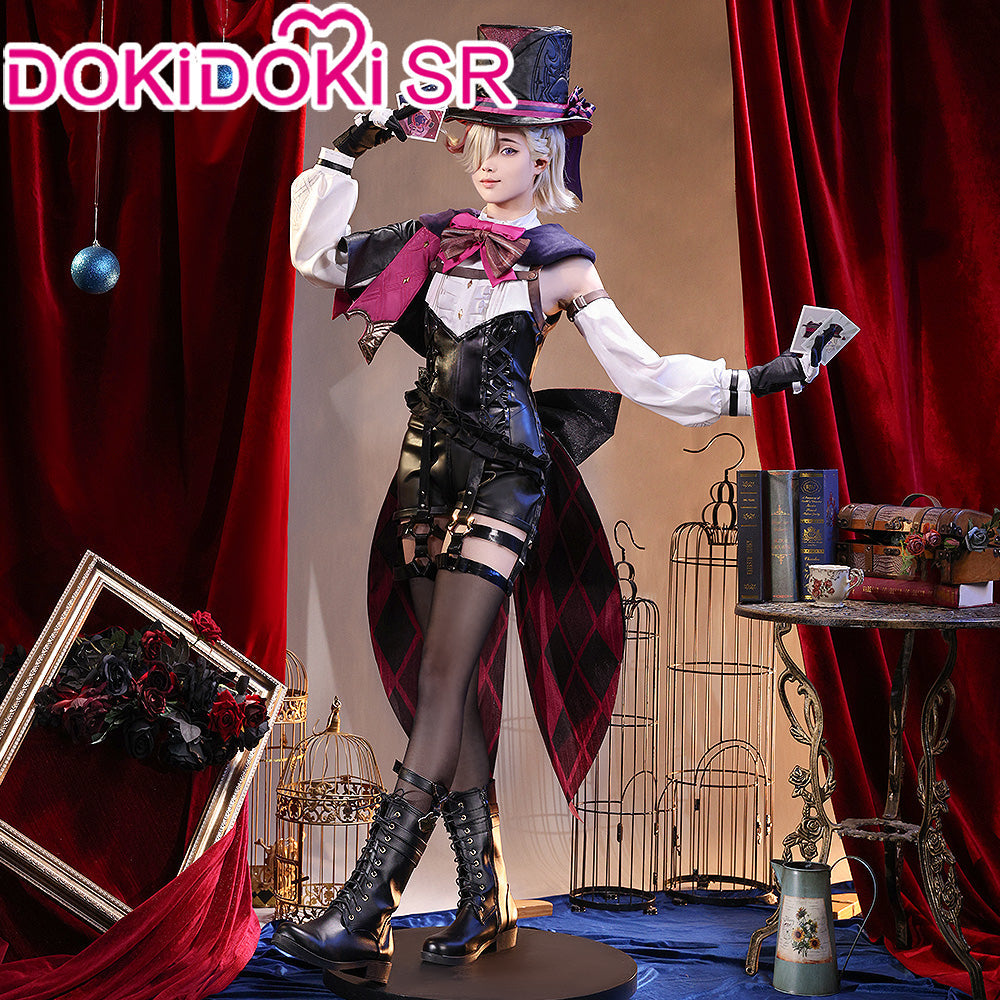 【Partially Ready For Ship】DokiDoki-SR Game Genshin Impact Cosplay Fontaine Lyney Costume