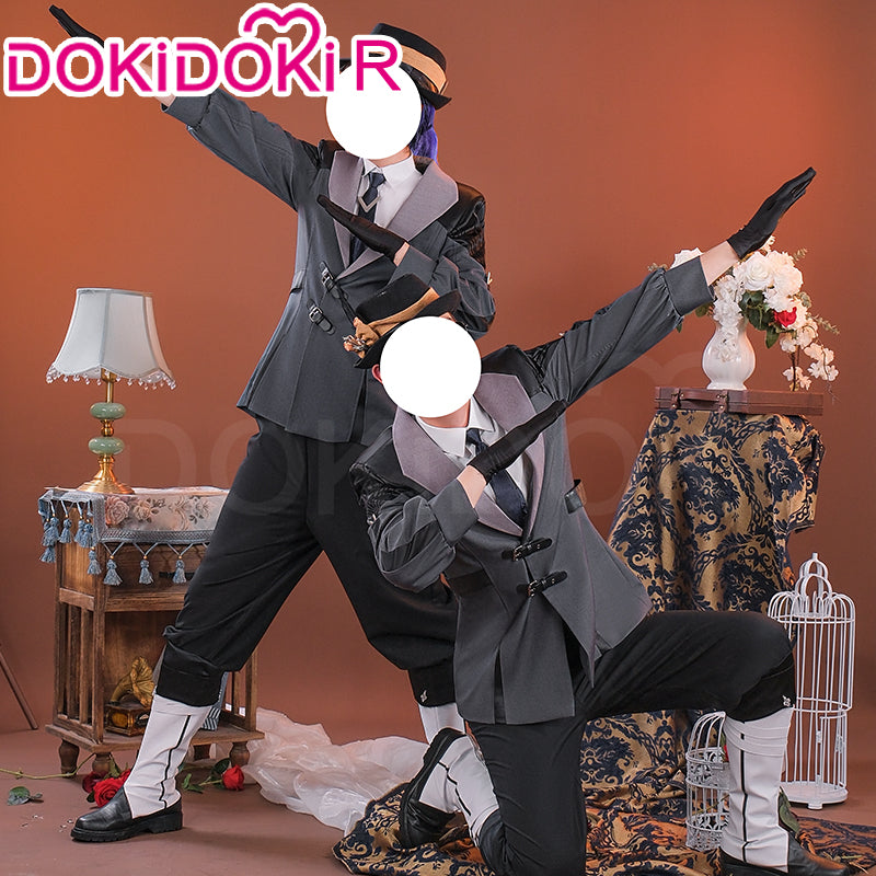 【Ready For Ship】【Clearance Sale】【Size S-4XL】【LAST BATCH】DokiDoki-R Game Genshin Impact Cosplay Spina di Rosula Butler Melus / Attendant Silver Costume Navia Fontaine