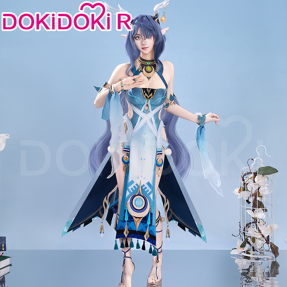 【Partially Ready For Ship】【Size XS-2XL】DokiDoki-R Game Genshin Impact Cosplay Lauma Costume Song of the Welkin Moon Nod Krai Halloween