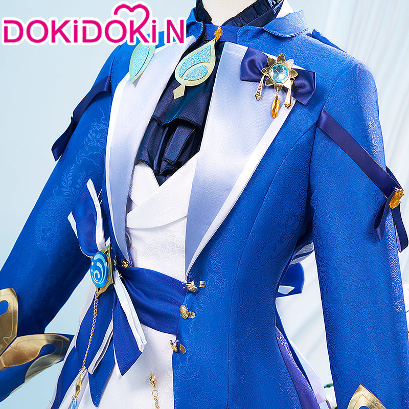【In Stock】【Size XS-3XL】DokiDoki-N Game Genshin Impact Cosplay Focalors Costume / False Eyelashes Fontaine Furina