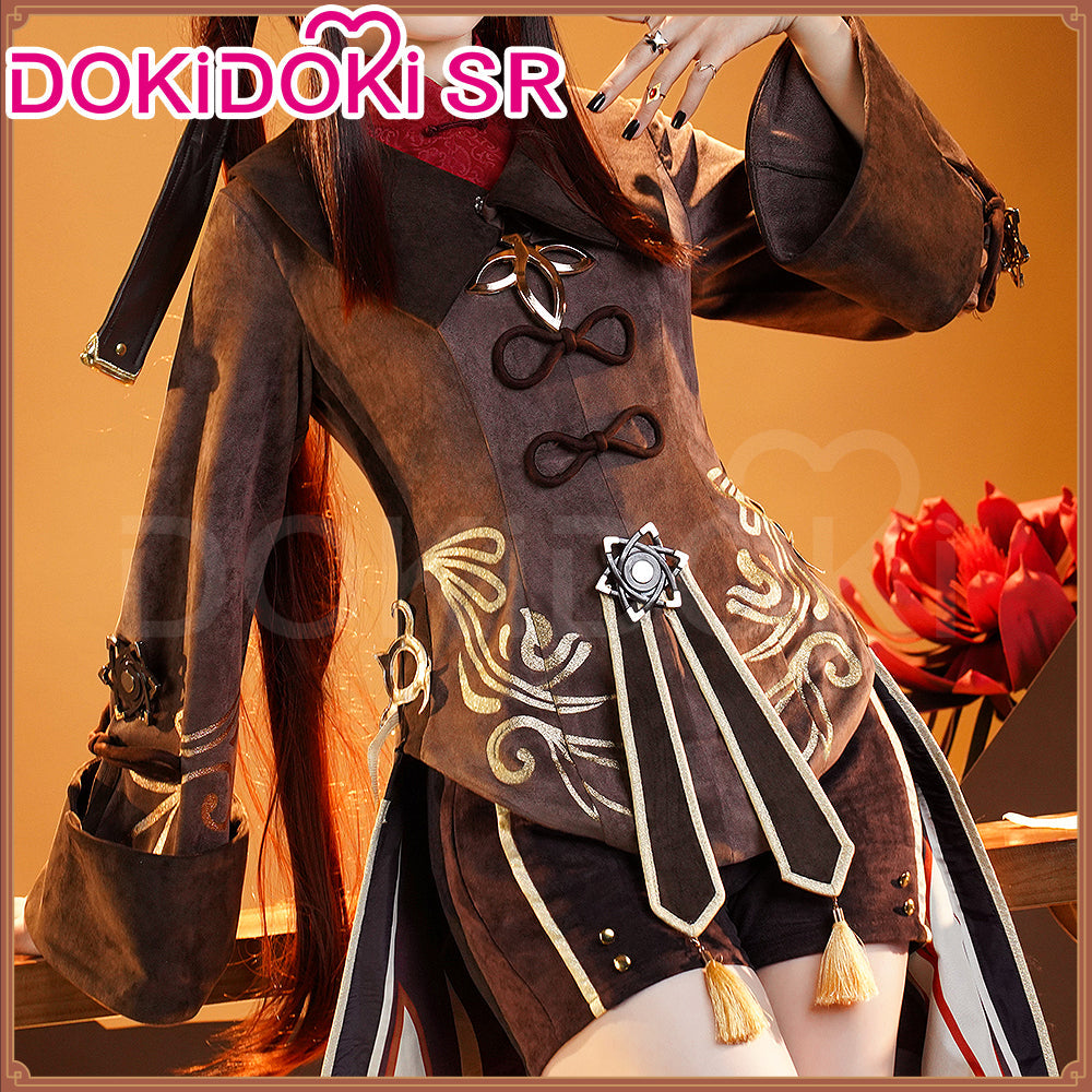 【Ready For Ship】【Size S-2XL】DokiDoki-SR Game Genshin Impact Hutao Cosplay Costume Hu Tao Costume Halloween