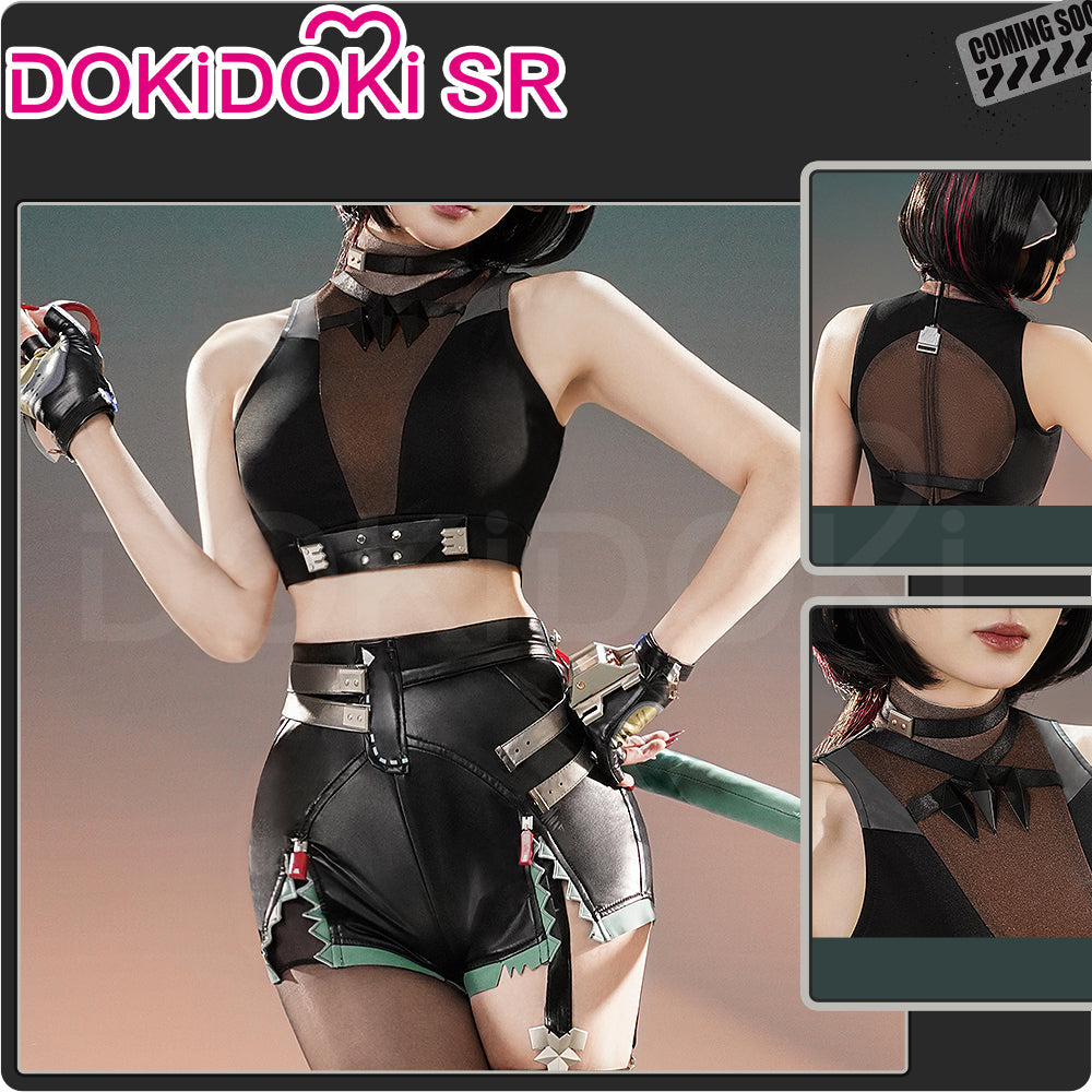 【US/EU LOCAL SHIPPING】【Size S-2XL】Dokidoki-SR Game Zenless Zone Zero Cosplay Jane Doe Costume ZZZ