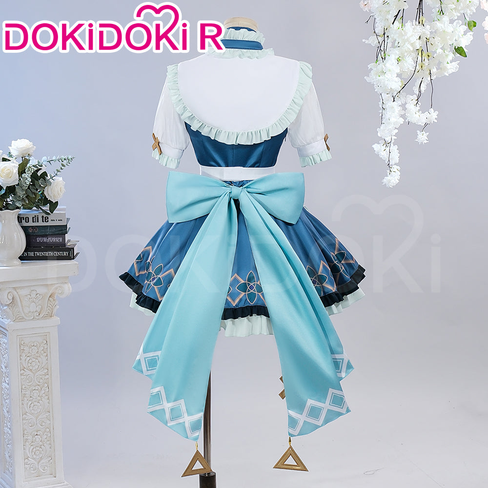 【Partially Ready for ship】【Size XS-XL】DokiDoki-R Game Genshin Impact × Cafe in Seoul Cosplay Faruzan Costume Maid