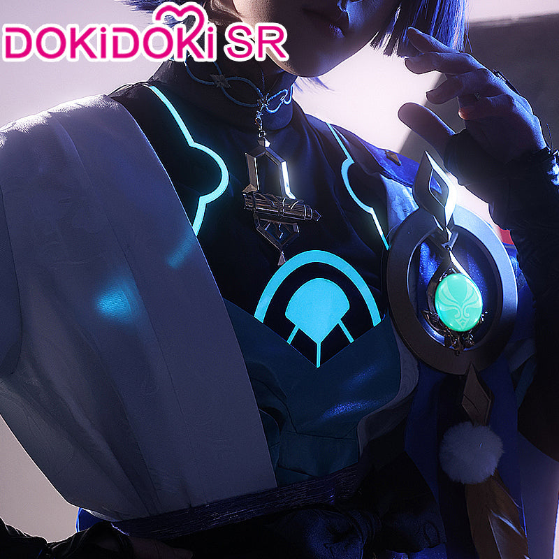 【 Ready For Ship】【Size S-3XL】【Bust Lighting】DokiDoki-SR Game Genshin Impact Cosplay Wanderer Costume Scaramouche Halloween