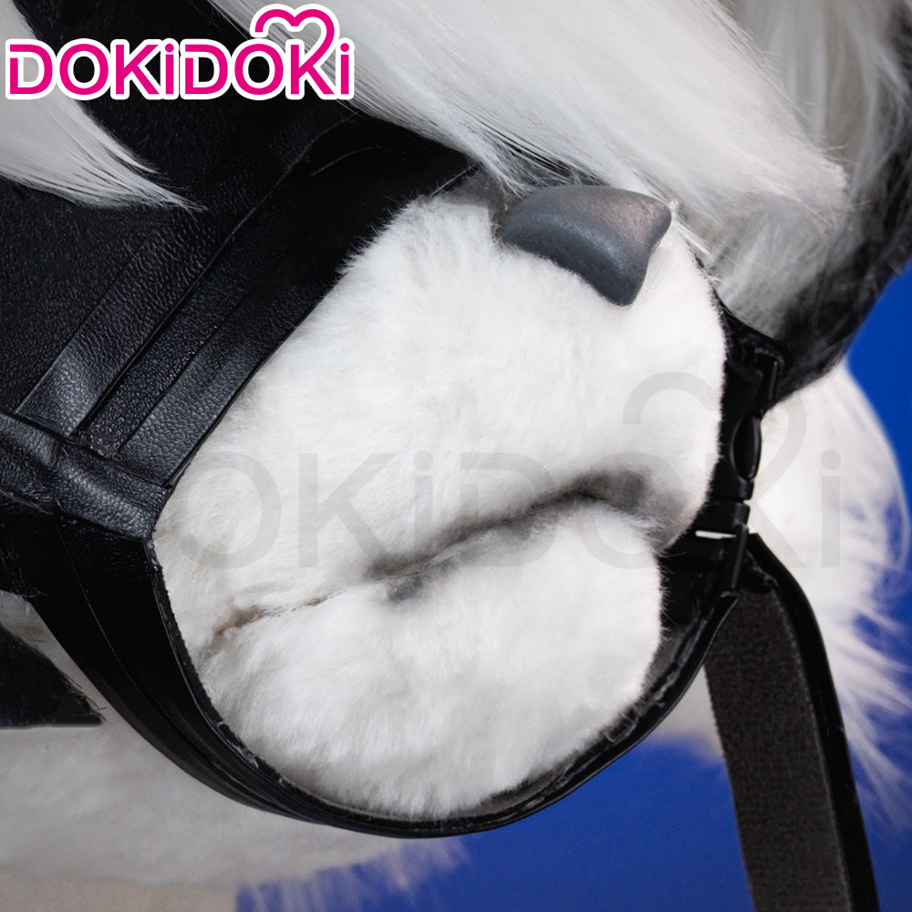 【Handmade Ver.】Dokidoki Game Zenless Zone Zero Cosplay Von Lycaon Headwear Frusuit Short