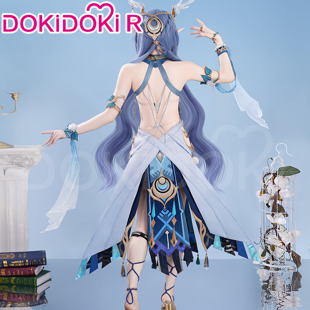 【Partially Ready For Ship】【Size XS-2XL】DokiDoki-R Game Genshin Impact Cosplay Lauma Costume Song of the Welkin Moon Nod Krai Halloween