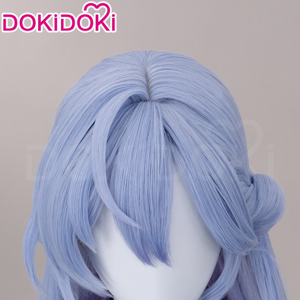 【US/EU LOCAL SHIPPING 】DokiDoki Game Honkai: Star Rail Cosplay Robin Wig Long Curly Blue Gradient Hair