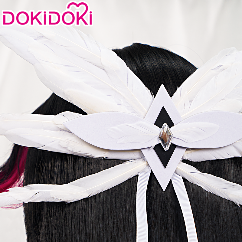 【Partially Ready For Ship】【120CM / 110CM】DokiDoki Game Genshin Impact Fatui Harbinger Cosplay Wig Cosplay Columbina Wig Long Straight