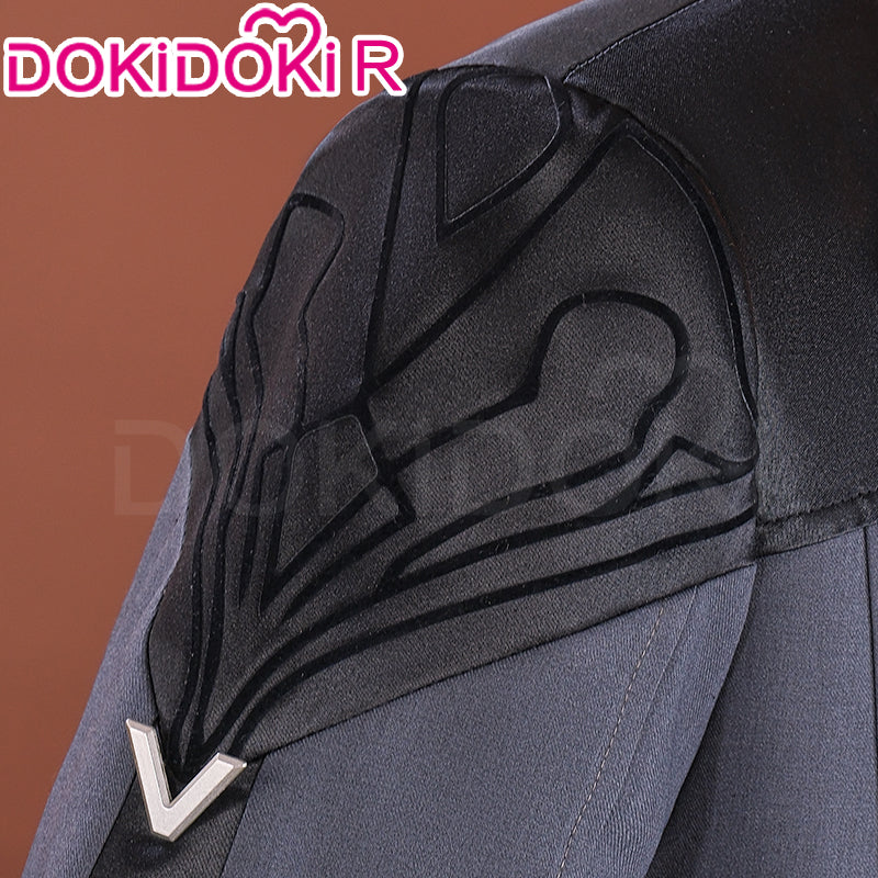 【Ready For Ship】【Clearance Sale】【Size S-4XL】【LAST BATCH】DokiDoki-R Game Genshin Impact Cosplay Spina di Rosula Butler Melus / Attendant Silver Costume Navia Fontaine