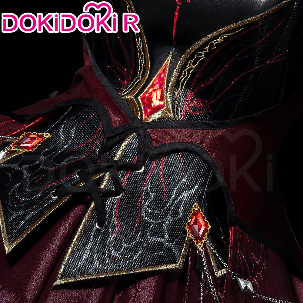 【Partially Ready For Ship】【Size S-2XL】DokiDoki-R Game Love And Deepspace Cosplay Main Character  Protagonist Where Drakeshadows Fall Costume Sylus MC Scarlet Passion