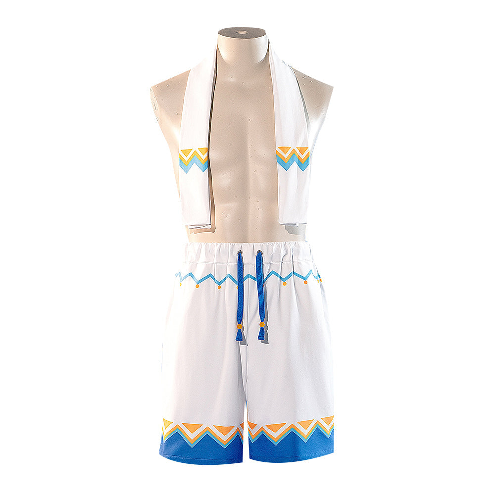 【Ready For Ship】【Size S-3XL】【LAST BATCH】DokiDoki-R Game Genshin Impact Cosplay Aether Costume Swimsuit Natlan