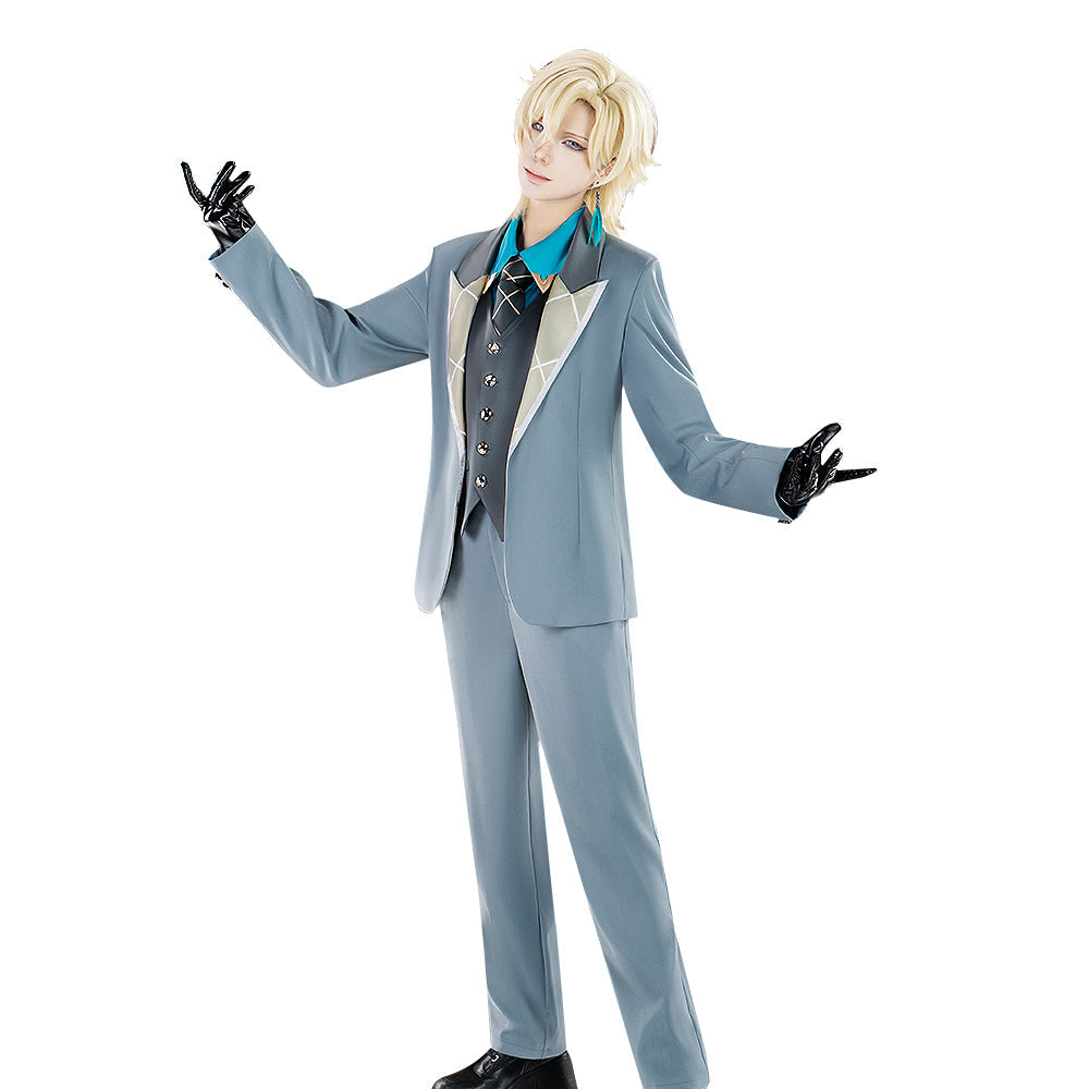 【Ready For Ship】【Last Batch】DokiDoki-SR Game Honkai: Star Rail Cosplay Aventurine Costume Shajin Suit Light Cone