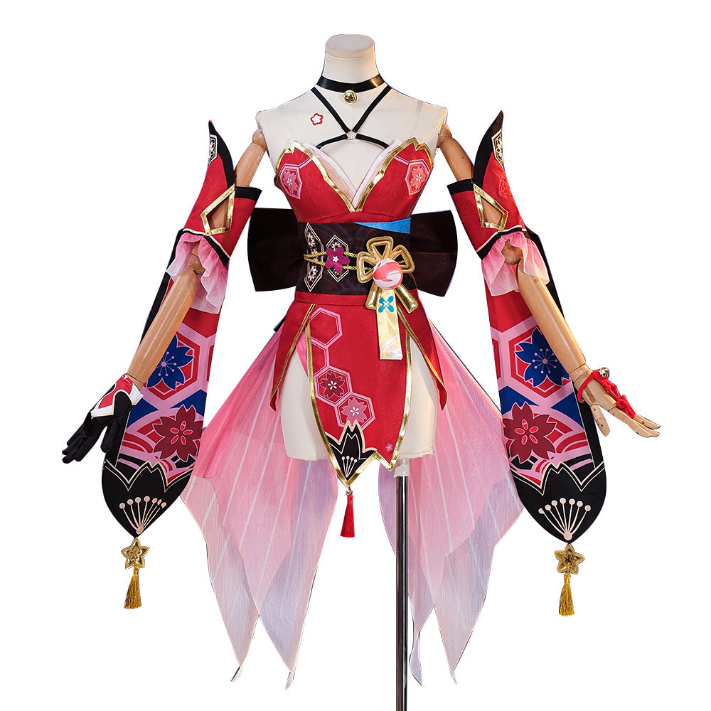 【In Stock】【Size XS-3XL】DokiDoki-N Game Honkai: Star Rail Cosplay Hanabi Costume Miss Sparkle