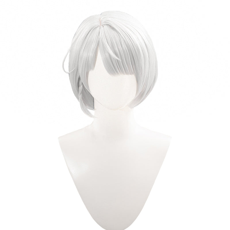 【Ready For Ship】DokiDoki Game Zenless Zone Zero Cosplay Anby Demara  Cosplay Wig Short Silver
