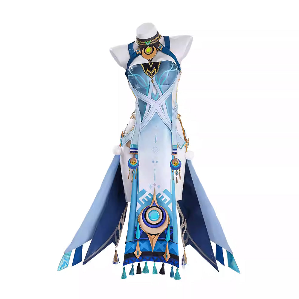 【Partially Ready For Ship】【Size XS-2XL】DokiDoki-R Game Genshin Impact Cosplay Lauma Costume Song of the Welkin Moon Nod Krai Halloween