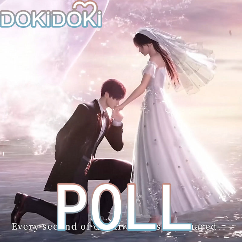 【Confirmed】$5 Deposit = 10% off Coupon DokiDoki Game Love And Deepspace Cosplay Protagonist MC Rafayel Costume Destined Dawntide Wedding Dress