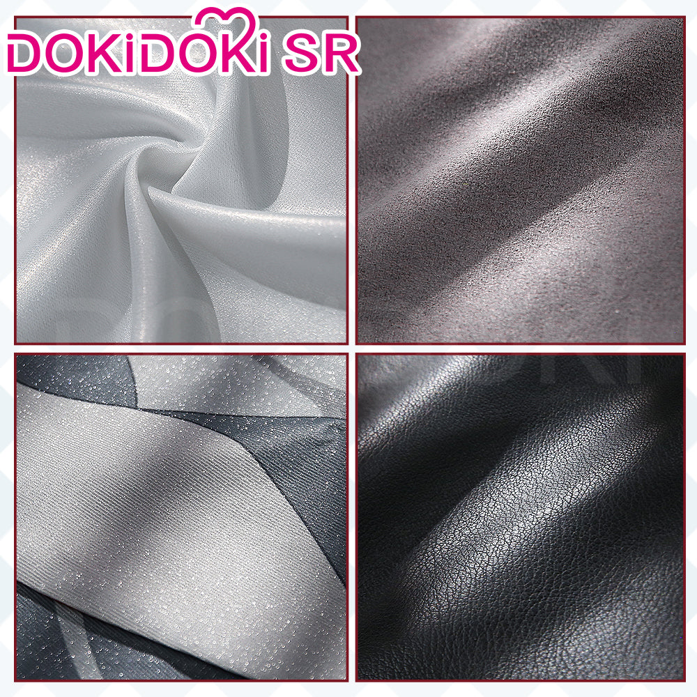 【US/EU LOCAL SHIPPING 】【Size S-2XL】DokiDoki-SR Game Genshin Impact Fontaine Fatui Harbinger Cosplay The Knave Arlecchino Costume / Wig