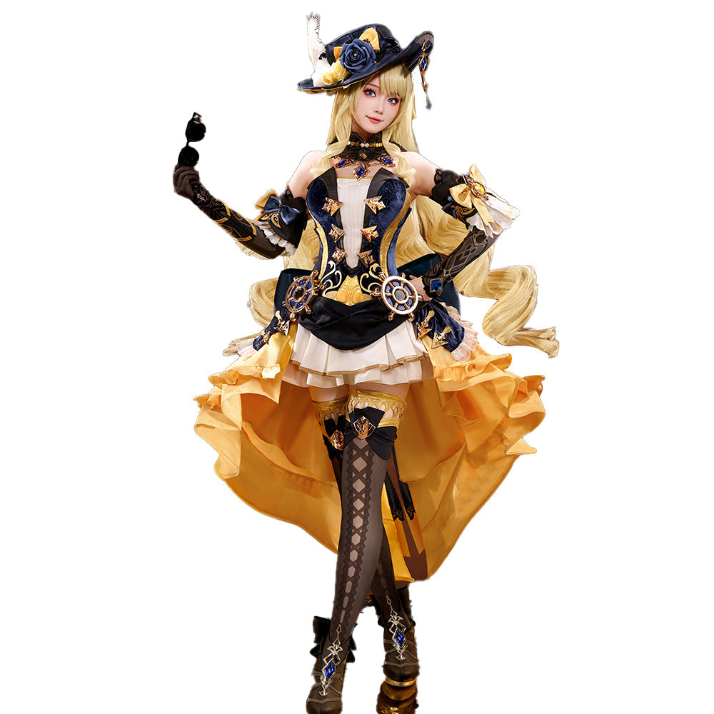 【US/EU LOCAL SHIPPING 】DokiDoki-SR Game Genshin Impact Cosplay Navia Costume Fontaine