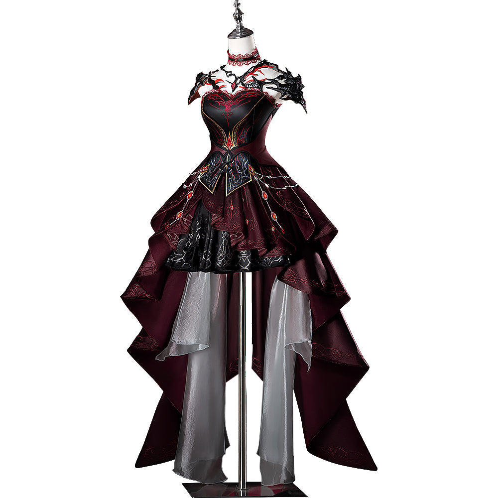 【Partially Ready For Ship】【Size S-2XL】DokiDoki-R Game Love And Deepspace Cosplay Main Character  Protagonist Where Drakeshadows Fall Costume Sylus MC Scarlet Passion