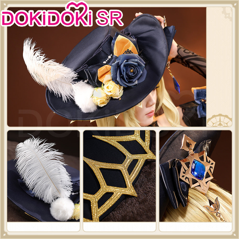 【Ready For Ship】DokiDoki-SR Game Genshin Impact Cosplay Navia Costume Fontaine Halloween
