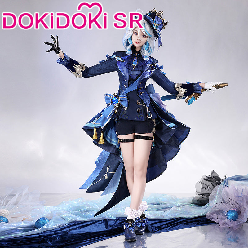【Ready For Ship】【Size S-2XL】DokiDoki-SR Game Genshin Impact Cosplay Fontaine Furina Costume Dark Furina Focalors Halloween