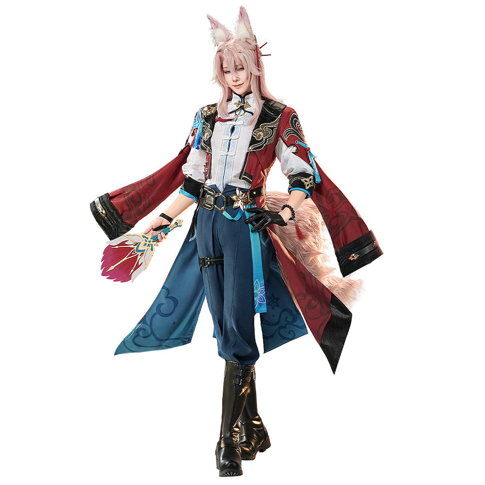 【US LOCAL SHIPPING 】DokiDoki-SR Game Honkai: Star Rail Cosplay Jiaoqiu Costume Jiao Qiu