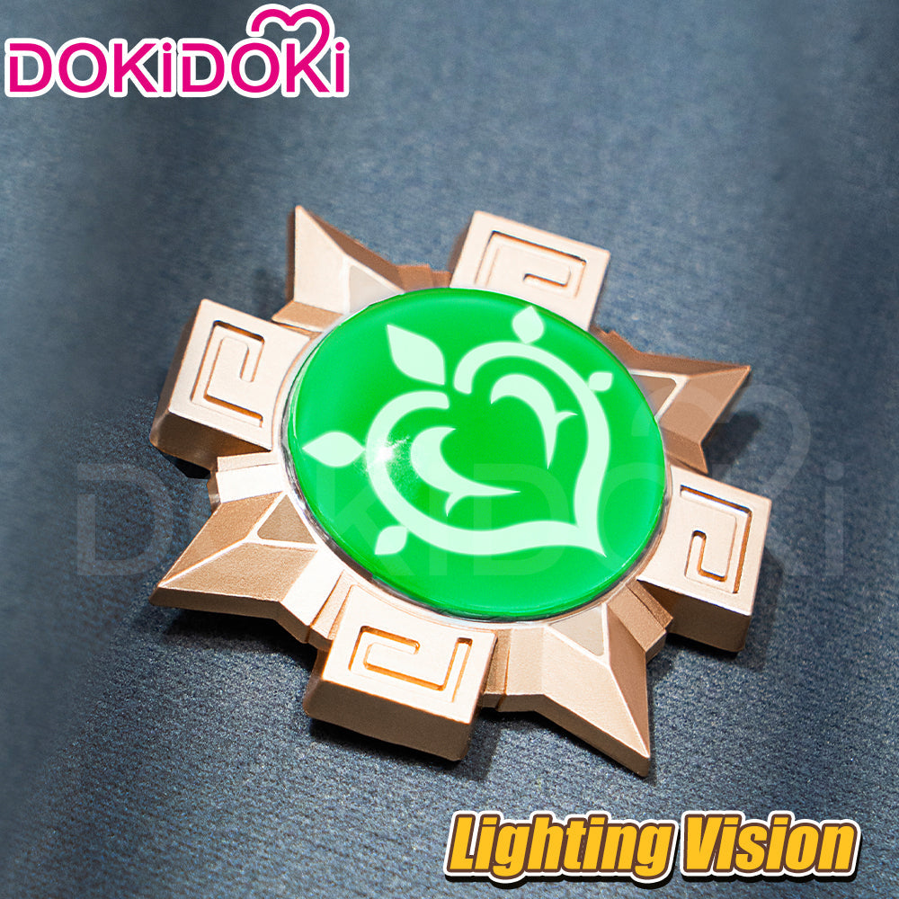 【 Ready For Ship】【Lighting Vision】DokiDoki Game Genshin Impact Cosplay Metal Props LED Metal Accessories Vision Prop Natlan