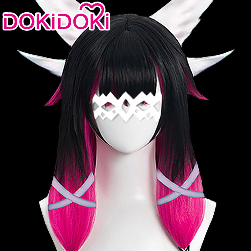 【In Stock】DokiDoki Game Genshin Impact Cosplay Fatui Harbinger Damselette Columbina Mask