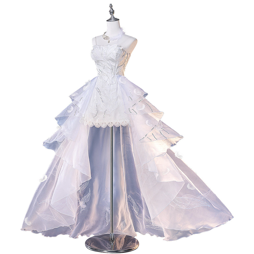 【Size S-2XL】DokiDoki-R Game Love And Deepspace Cosplay Protagonist MC Sylus Costume Alternative Darkborne Wedding Dress