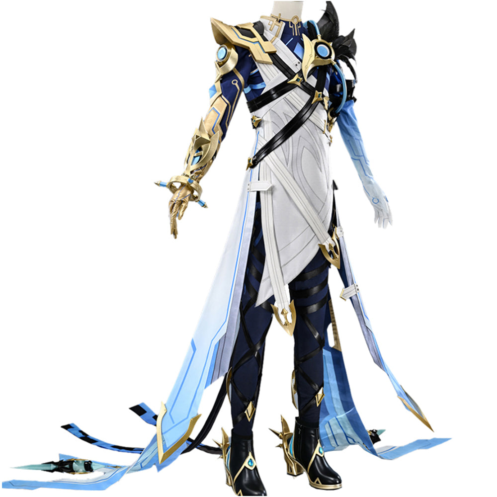 Game Genshin Impact Cosplay Il Dottore R Costume Size S-2XL DokiDoki BOSS Version Heretic of the False Moon