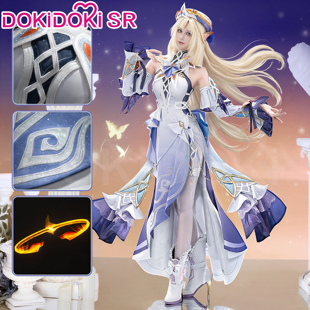 【Size S-3XL】DokiDoki-SR Game Genshin Impact Cosplay Nicole Reeyn Costume Song of the Welkin Moon " N " Nod Krai