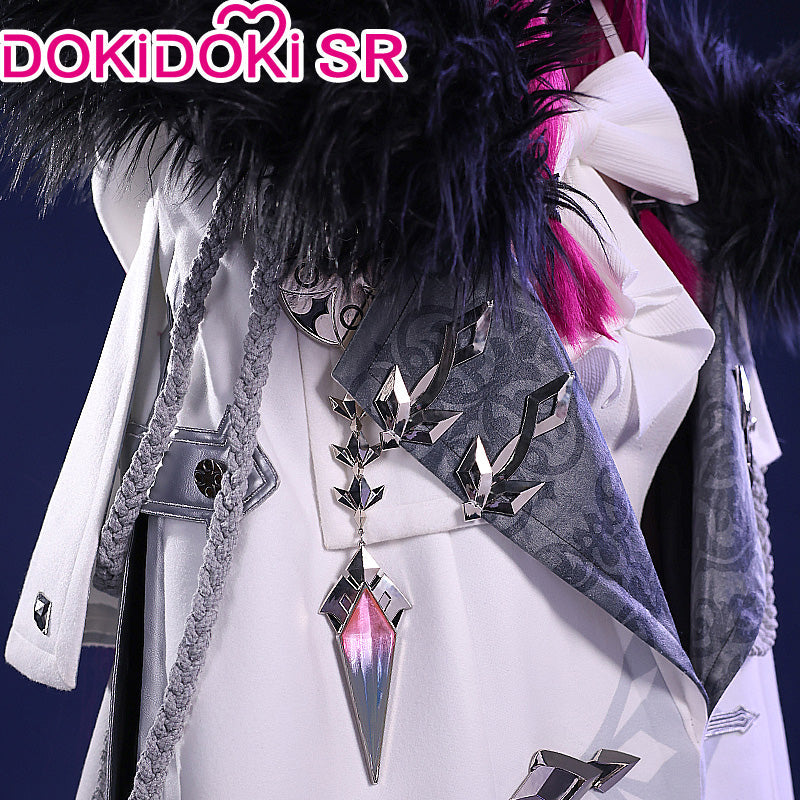 【Ready For Ship】DokiDoki-SR Game Genshin Impact Fatui Harbinger Cosplay Columbina Cosplay Costume